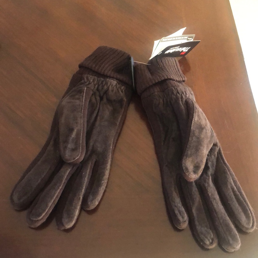 Brown women’s gloves L/XL Thinsulate NWT